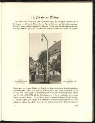 Abb. 196. Lichtmast im Austellungspark zu München. Ausgeführt von der Firma Geb. Rank, München.