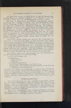 Viehkrankheiten.