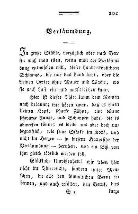 Verläumdung
