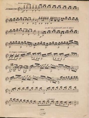 La prise d'Alger : pièce heroîque : composée pour la guitare : opus 327
