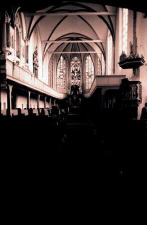 Ebstorf: Kirche, innen, von unten
