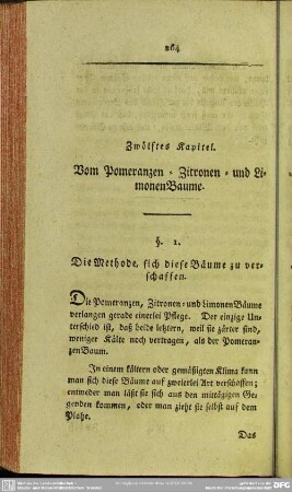 Zwölftes Kapitel. Vom Pomeranzen - Zitronen - und LimonenBaume