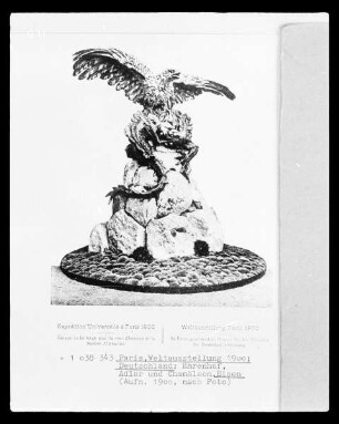 Paris, Weltausstellung 1900, Deutschland, Adler und Chamäleon