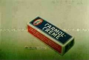 Pappschachtel für "CARMOL-CREME Carmol tut wohl"