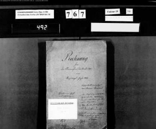 Rechnung für den Armenfonds zu Olpe Bd.39