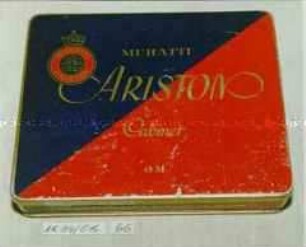 Blechdose für 48 Stück Zigaretten Muratti "ARISTON"