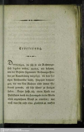 Erörterung