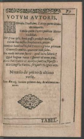 Votum Autoris