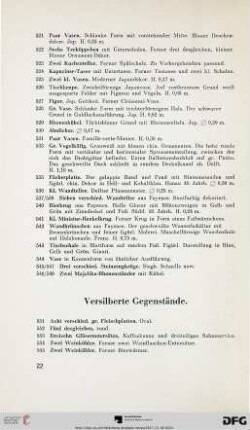 Versilberte Gegenstände (Nr. 551-567)