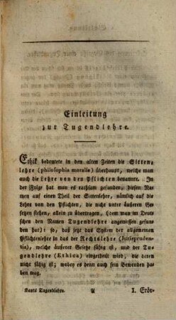 Die Metaphysik der Sitten : in zwey Theilen. 2. Metaphysische Anfangsgründe der Tugendlehre. 1803.185 S.