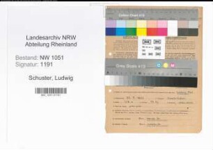 Entnazifizierung Ludwig Schuster , geb. 26.05.1892 (Verwaltungsbeamter)