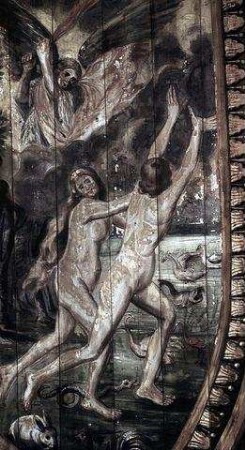 Bildfeld im Tonnengewölbe: Der Sündenfall