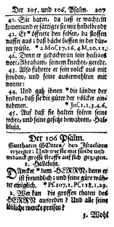 Der 106. Psalm