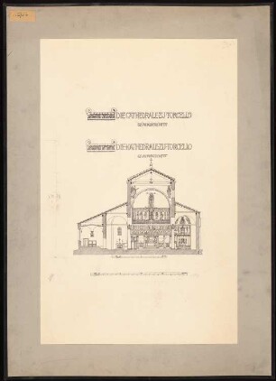 Dom Santa Maria Assunta und Santa Fosca, Torcello: Querschnitt
