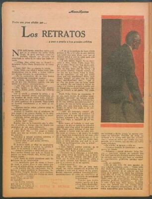 Los retratos : Cuento por Elena S. Muñoz