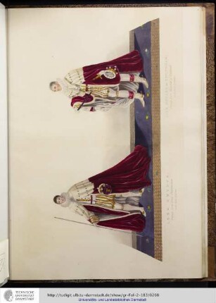 Abbildung: The Deputy Lord Great Chamberlain. Lord Gwydyr. The Acting Earl Marshall. Lord Howard of Effingham.