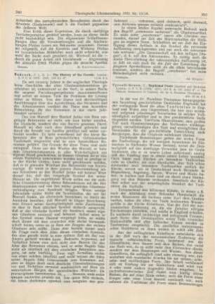 349-350 [Rezension] Badcock, Francis John, The history of creeds