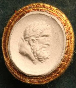 Kopf des bärtigen Herkules (Daktyliothek, Supplement)