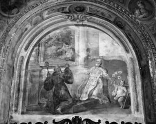 Kapellenausmalung — San Filippo und San Francesco di Paola in Anbetung