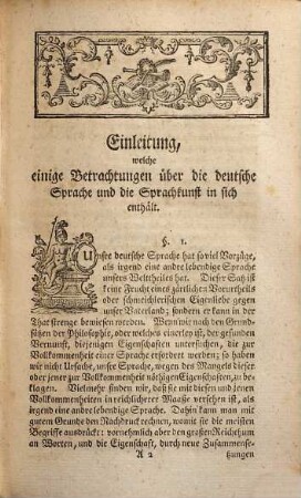 Anweisung zu einer guten deutschen Schreibart und allen in den Geschäften und Rechtssachen vorfallenden schriftlichen Ausarbeitungen : zu welchem Ende allenthalben wohlausgearbeitete Proben und Beyspiele beygefüget werden