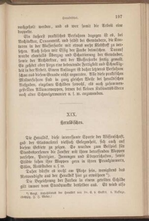 XIV. Heraldisches.