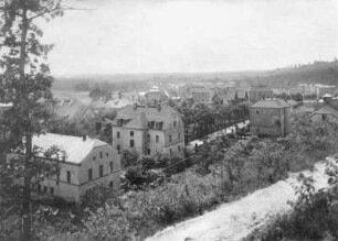 Heidenau. Stadtteilansicht