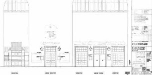 Stuttgart Hbf: Neuplanung eines Restaurants/ DSG - Fassade Querbahnsteig Empfangsgeb.