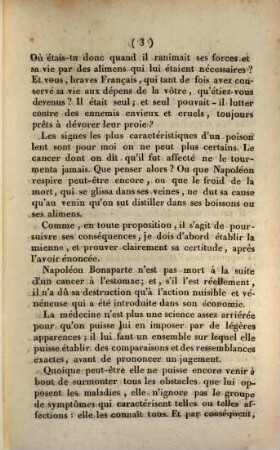 Bonaparte n'est pas mort d'un cancer