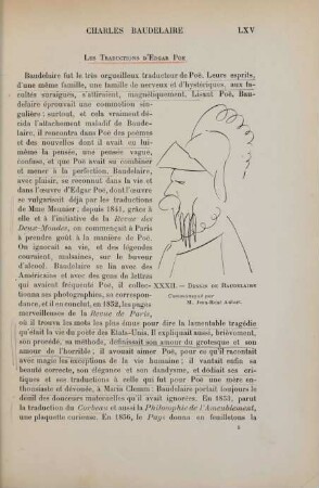 XXXII. Dessin de Baudelaire