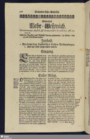 Siebendes Lehr-Gespräch