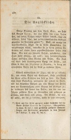 IX. Die Unglückliche