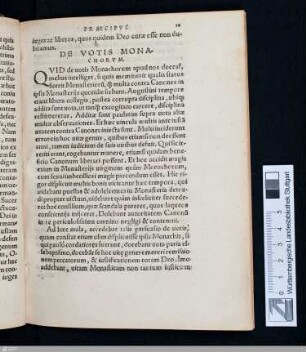 De votis monachorum