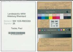 Entnazifizierung Paul Taube , geb. 21.04.1901 (Kaufmann)