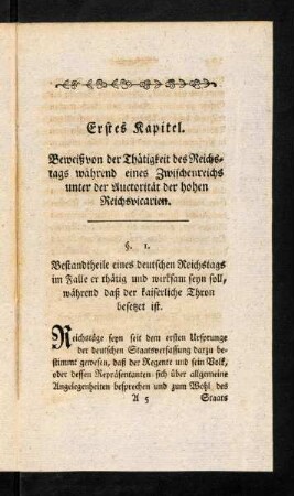 9-32, Erstes Kapitel