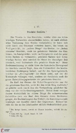 § 17: Peinliche Gerichte