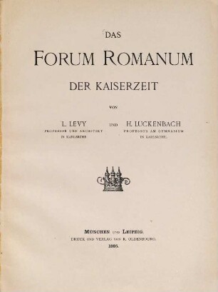 Das Forum Romanum der Kaiserzeit