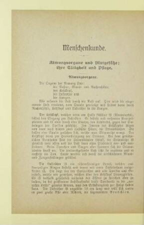Menschenkunde