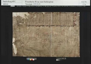 Gegend von Marienberg mit den dort befindlichen Stolln und Gangzügen (nach dem Stadtbrand von Marienberg 1610)
