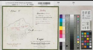 Schwerte (Schwerte), Teilung des Weidekamps bei Schwerte, Brouillonkarte