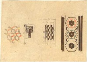 Lange, Ludwig; Lange - Archiv: XIII.1 Mosaiken, Fliesen etc. - Details