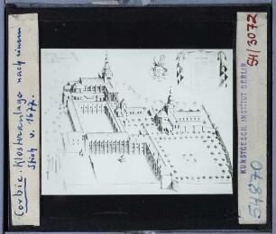Corbie, Klosteranlage, Stich