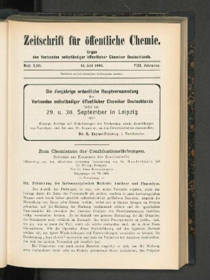 Zum Chemismus der Combinationsfärbungen.