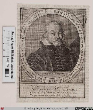 Bildnis Lothar (von Metternich), 1599-1623 Kurfürst u. Erzbischof von Trier