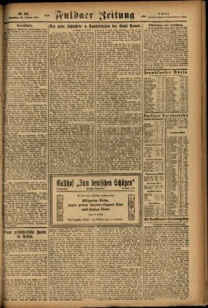 Zweite Ausgabe vom Sonntag, den 26. Oktober 1924.