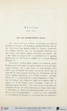 Berlin, 1840 - 1857