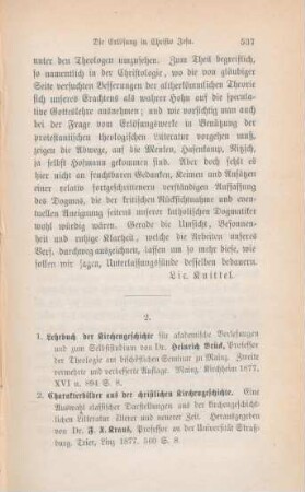 537-544 [Rezension] Brück, Heinrich, Lehrbuch der Kirchengeschichte