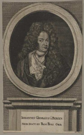 Bildnis des Iohannes Georgius von Bergen
