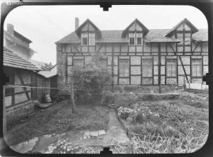 Wasungen, Schulgasse 2. Weyenhof (1630-1632). Rückseite