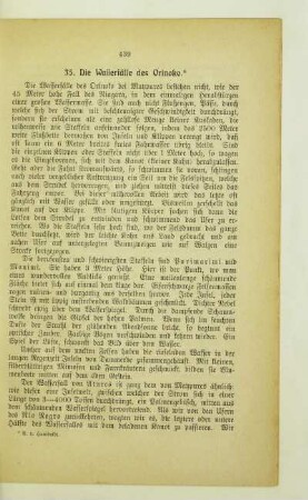 35. Die Wasserfälle des Orinoko