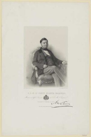 Bildnis des S. E. M. le Comte Colonna Walewski